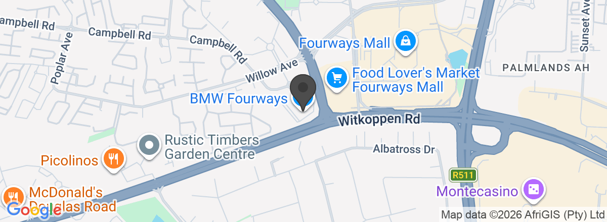 Directions to BMW Fourways