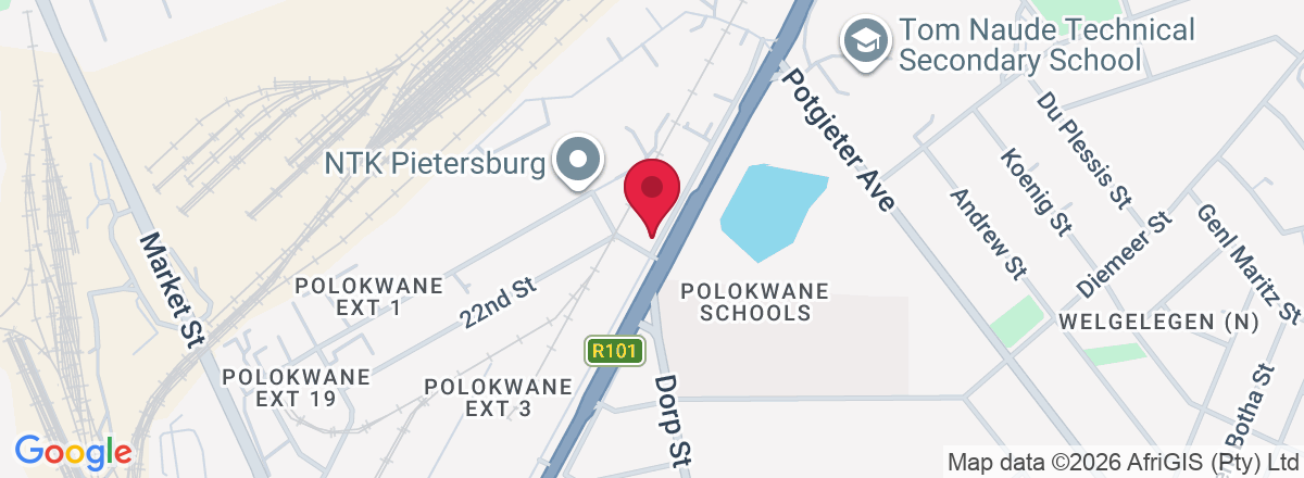 Directions to CFAO Mobility MAN Truck & Bus Polokwane