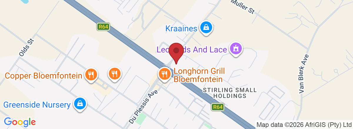 Directions to CFAO Mobility Toyota Bloemfontein