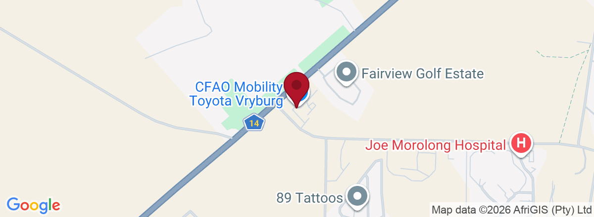 Directions to CFAO Mobility Toyota Vryburg
