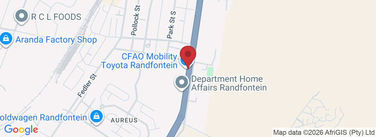 Directions to CFAO Mobility Toyota Randfontein