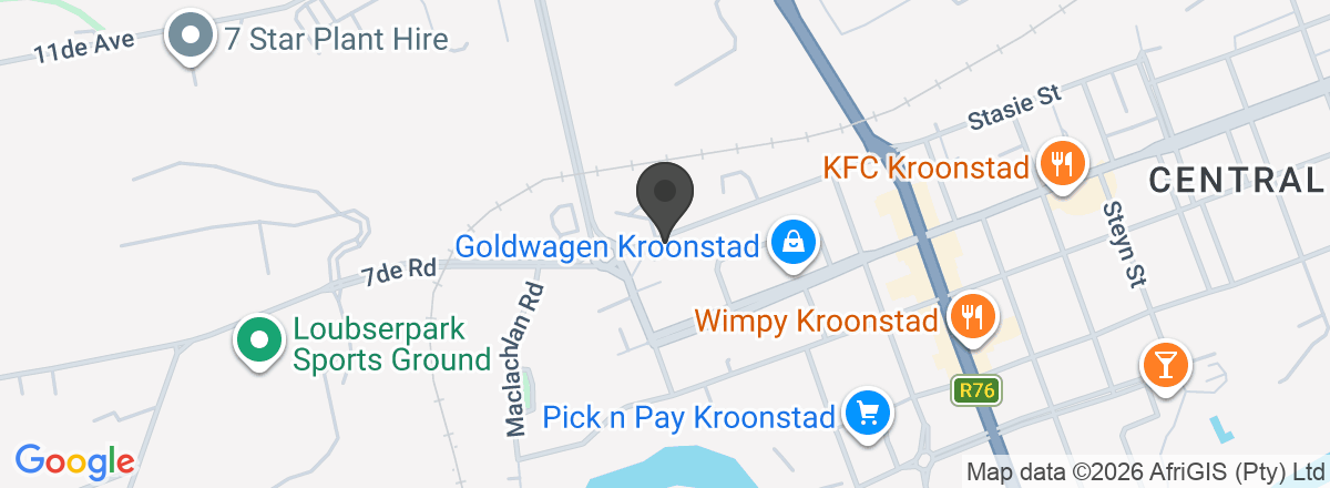 Directions to CFAO Mobility WH Kroonstad